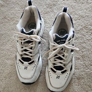 New Balance Cream and Black Athletic Shoes (609)